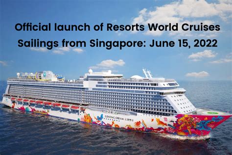 leisure world cruise singapore|Resorts World Cruises .